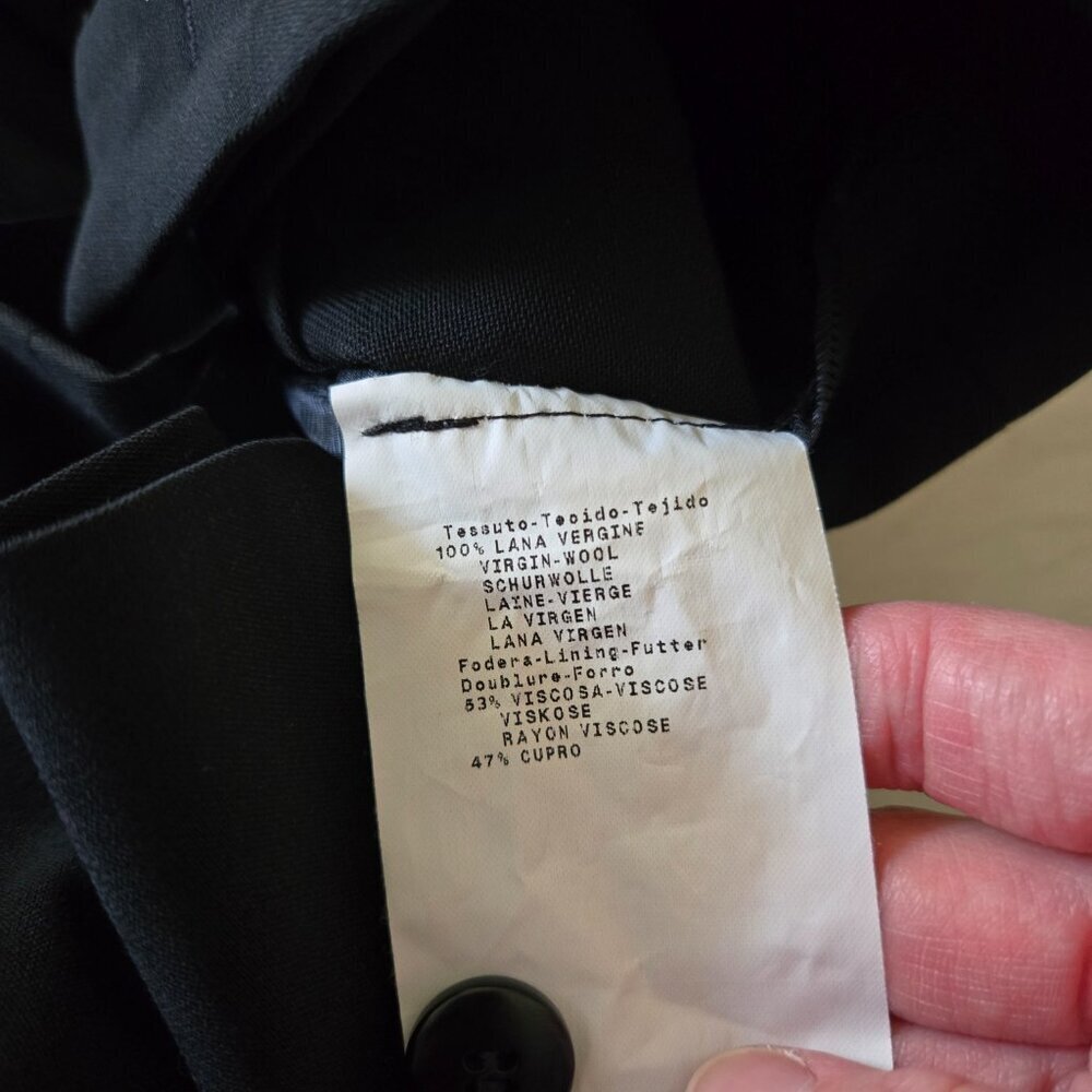 Armani Collezioni Black Dress Pants 4 - Picture 4 of 5